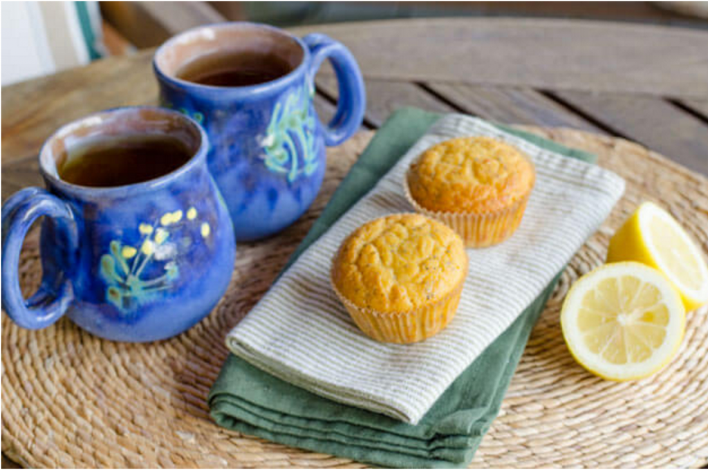 Lemon Poppy Paleo Muffins