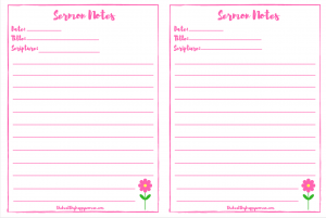 Sermon Notes