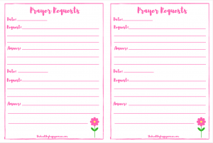 Prayer Requests