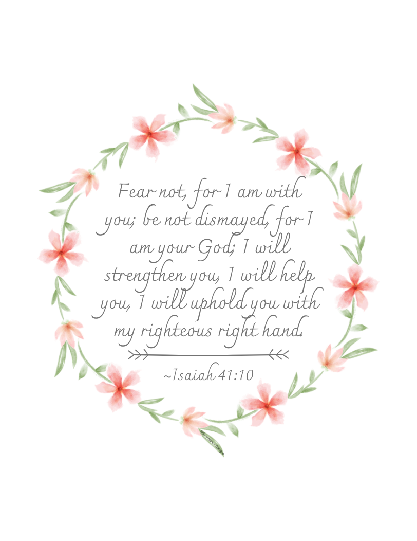 Isaiah 41:10 - The Healthy Happy Woman